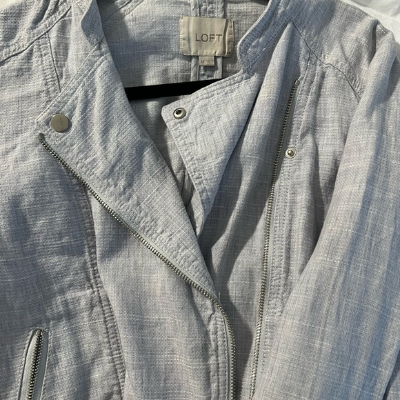 Loft Linen Moto Jacket - Picture 3 of 5